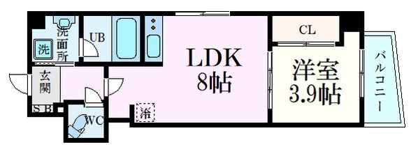 ELETTA吉島の物件間取画像